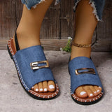 Mia | Slingback Sandals with a Buckle Detail