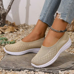 Estella | Diamond-Knit Slip-On Shoes with Arch Support