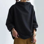 Black High-Neck Top