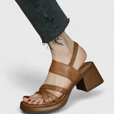 Cleo | Women's Elegant Crossover Sandals