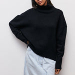 Sky Blue Turtleneck Jumper
