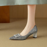 Glitter Jewel Pumps