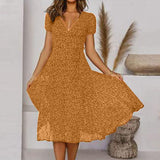 Averil | On-Trend Casual V-Neck Dress