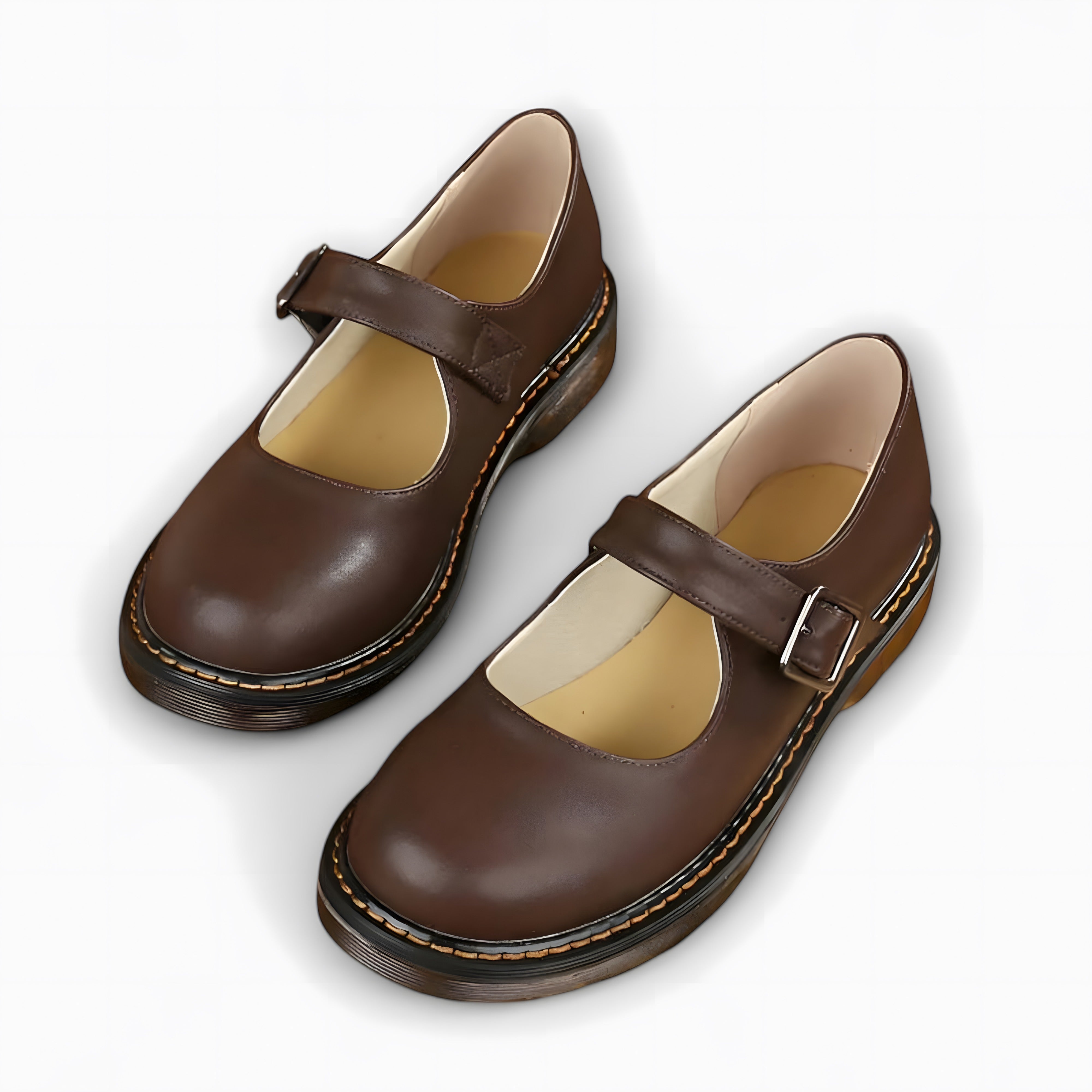 Claire | Women's Strappy Orthopaedic Shoes Brown, photo studio
