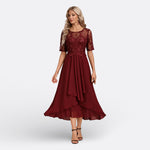 Mariana | Short-Sleeve Lace Dress