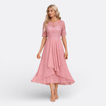 Mariana | Short-Sleeve Lace Dress