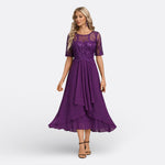 Mariana | Short-Sleeve Lace Dress