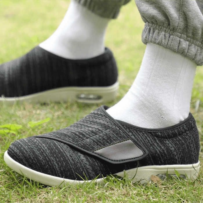 Alora | Extra-Wide Comfort Shoes with a Hook-and-Loop Strap