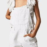 Vintage Denim Short Overalls