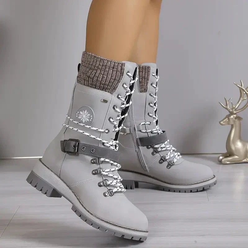 Yvonne Orthopedic Winter Boots Grey, photo studio
