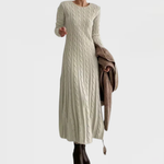 Noreen | Long Cable-Knit Dress