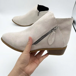 Amanda | Orthopaedic Ankle Boots with a Stacked Block Heel