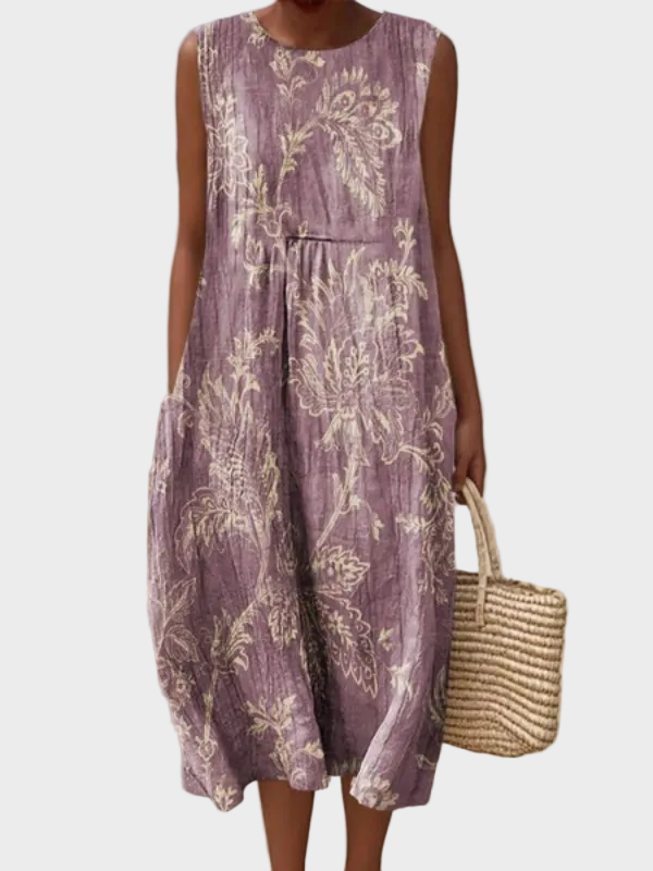 Jennifer | Effortless Midi Dress Multicolour, photo studio