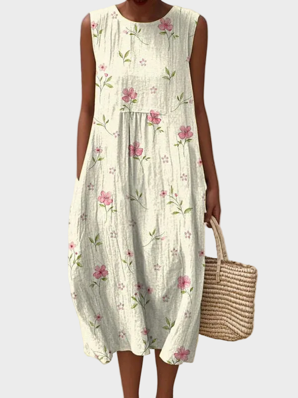 Janet | Comfortable Midi Dress Multicolour, photo studio