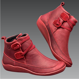 Tiana | Ankle Boots with Wrap Laces and a Curved Sole