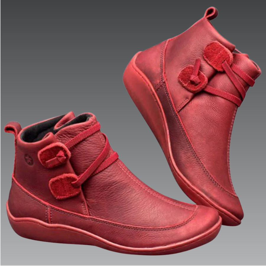 Tiana Soft Ortho Vegan Leather Boots Blue, photo studio