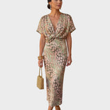 Georgina | Elegant Dress in Light Flowy Fabric