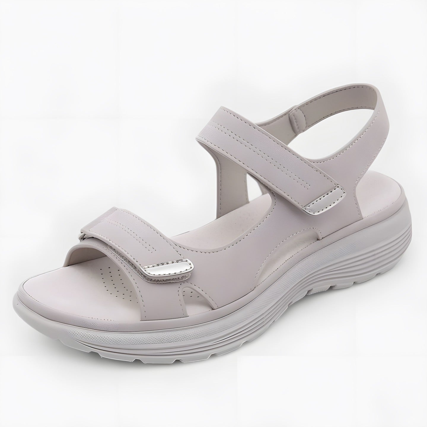 Heidi | Women's Elegant Orthopaedic Sandals Grey, photo studio