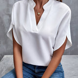 Franziska | Women's Flowing V-Neck Blouse
