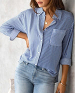 Paloma | Dressy Striped Blouse
