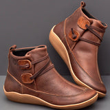 Tiana | Ankle Boots with Wrap Laces and a Curved Sole