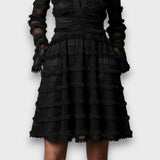Paisley | Sheer Fringed Midi Dress