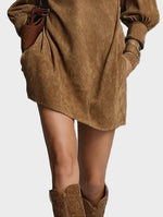 Short Turtleneck Dress