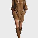 Short Turtleneck Dress