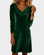 Rosina | Flowy Velvet Dress