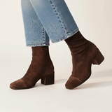 Lilia | Sock-Fit Ankle Boots with a Block Heel