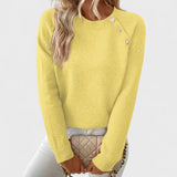 Asymmetric Button Jumper