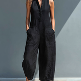 Sophie | Flowy Dungaree Jumpsuit