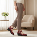 Ariane | Comfort Wedge Shoes with a Buckle Strap