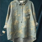 Mariella | Vintage Romantic Print Blouse