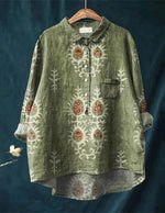 Mariella | Vintage Romantic Print Blouse