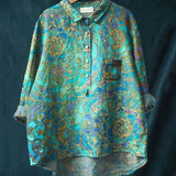 Mariella | Vintage Romantic Print Blouse