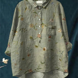 Mariella | Vintage Romantic Print Blouse