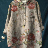 Mariella | Vintage Romantic Print Blouse