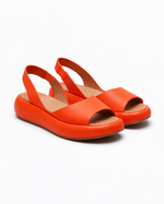 Glenda | Platform Slingback Sandals with a Wide Front Strap