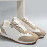Cadiz | Lifted Walking Sneakers with a Side Zip