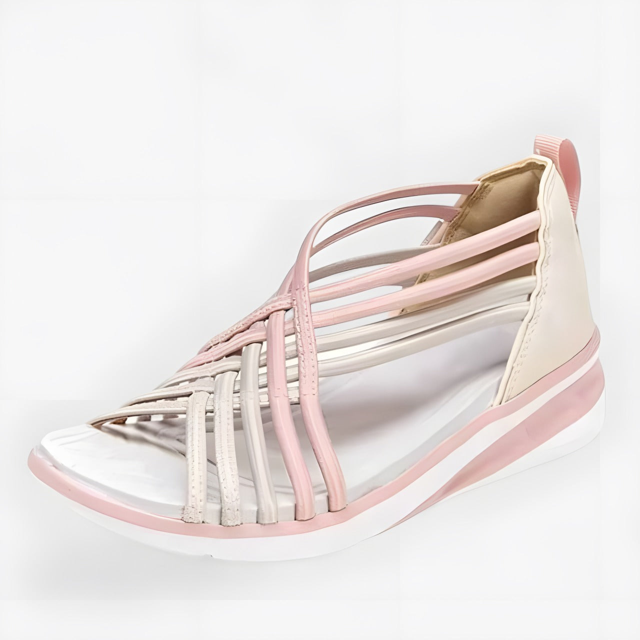 Eliza | Women's Elegant Orthopaedic Sandals Pink, photo studio