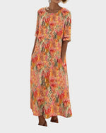 Emma | Light and Flowy Floral Midi Dress