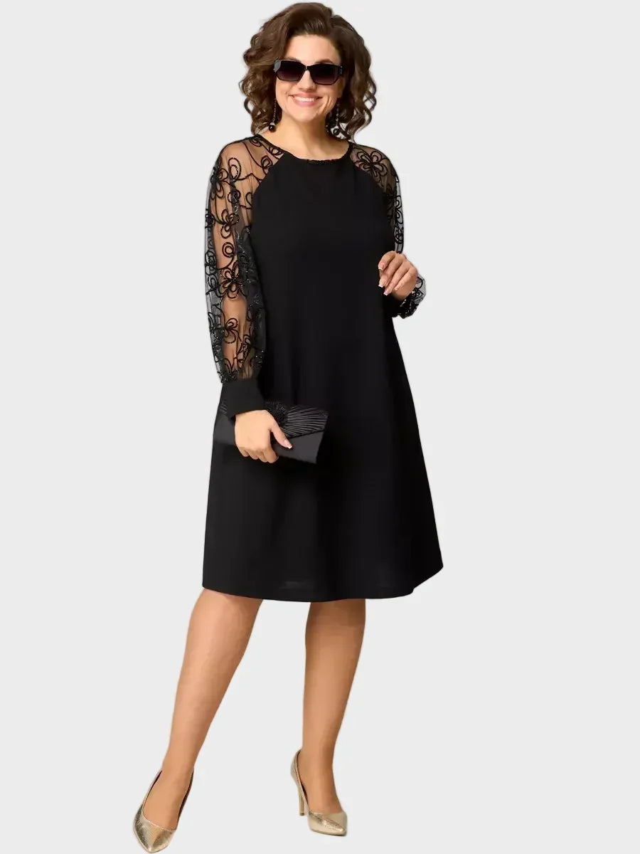 Celina | Classic Midi Dress for Special Occasions