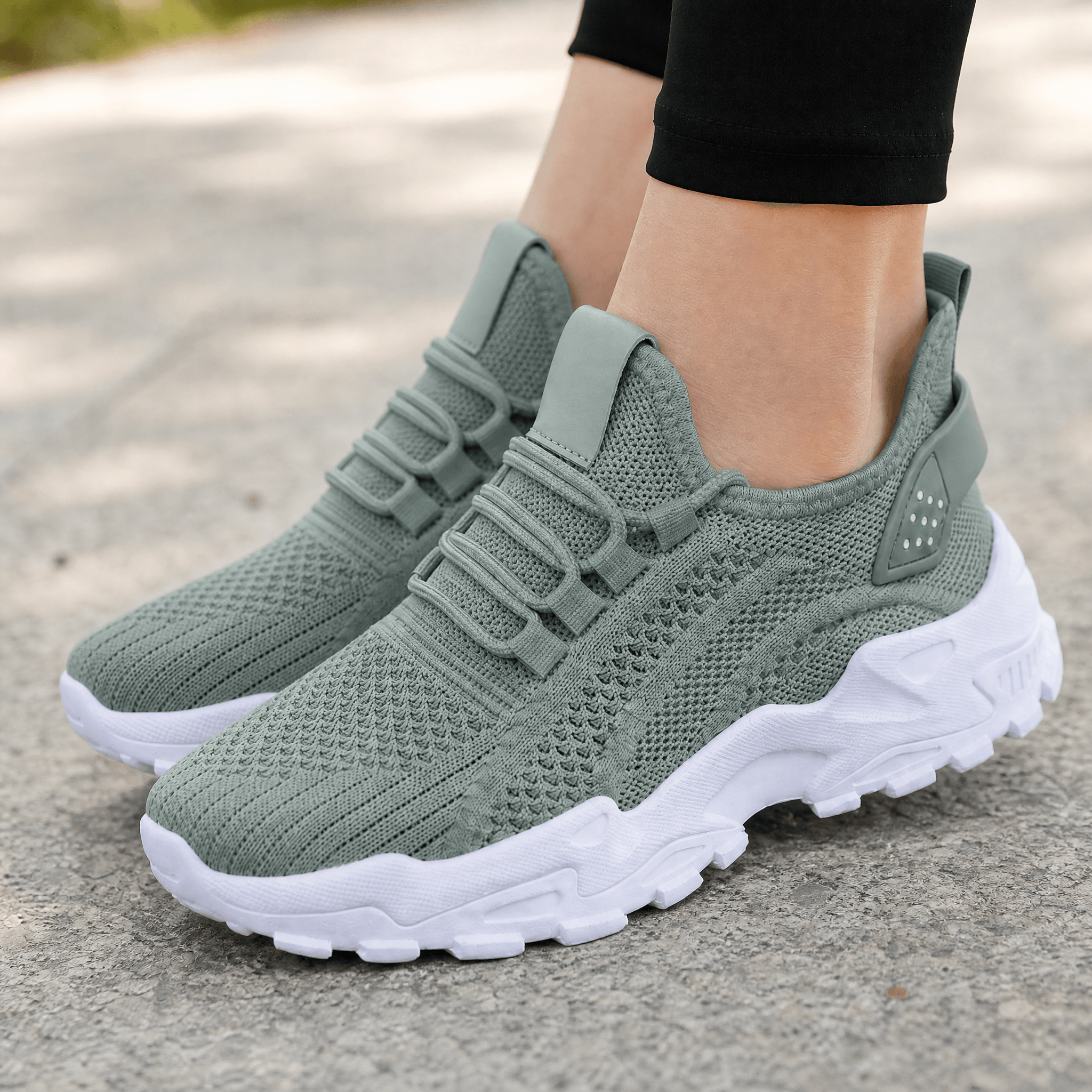 Elodie | Breathable Mesh Sneakers for All-Day Comfort Teal, photo studio