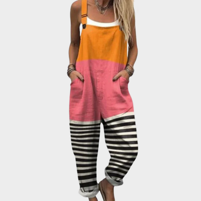 Annabel | Women's Modern Sunny Colourblock Overalls