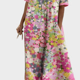 Elena | Light and Flowy Floral Midi Dress