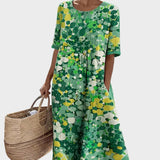 Elena | Light and Flowy Floral Midi Dress