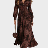 Waist-Defined Maxi Dress