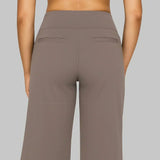 Olivia | High-Rise Wide-Leg Stretch Pants with Pockets
