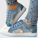 Albertine | Orthopaedic Sneakers with Embroidered Panels